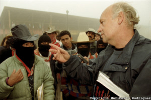 Eduardo Galeano attends Zapatista Intergalactica gathering